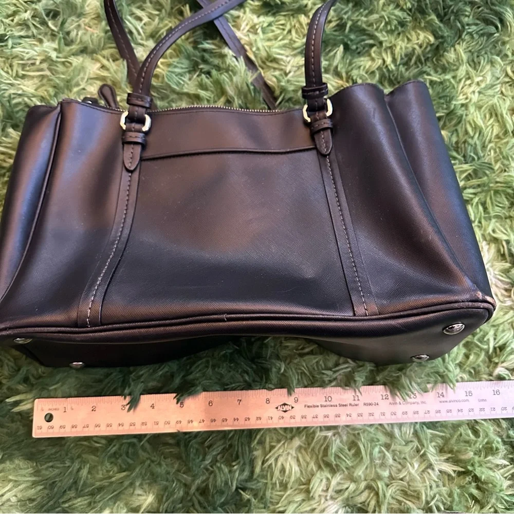 Big black coach tote bag